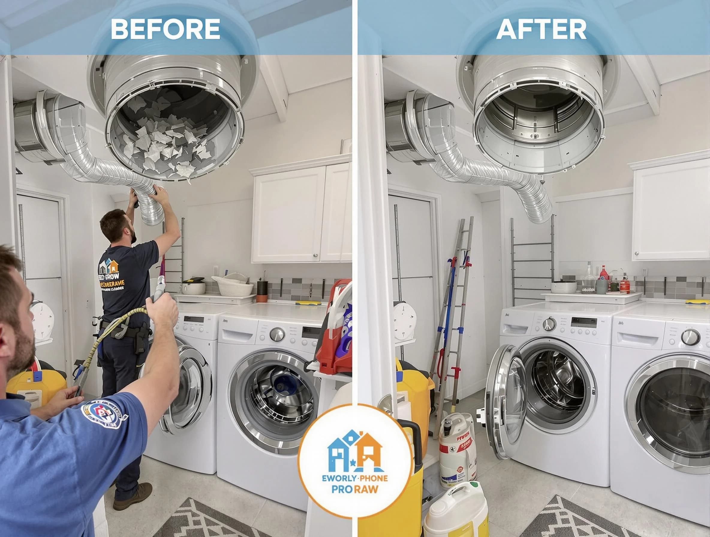 Residential dryer vent cleaning by Nashville Dryer Vent Cleaning in Nashville