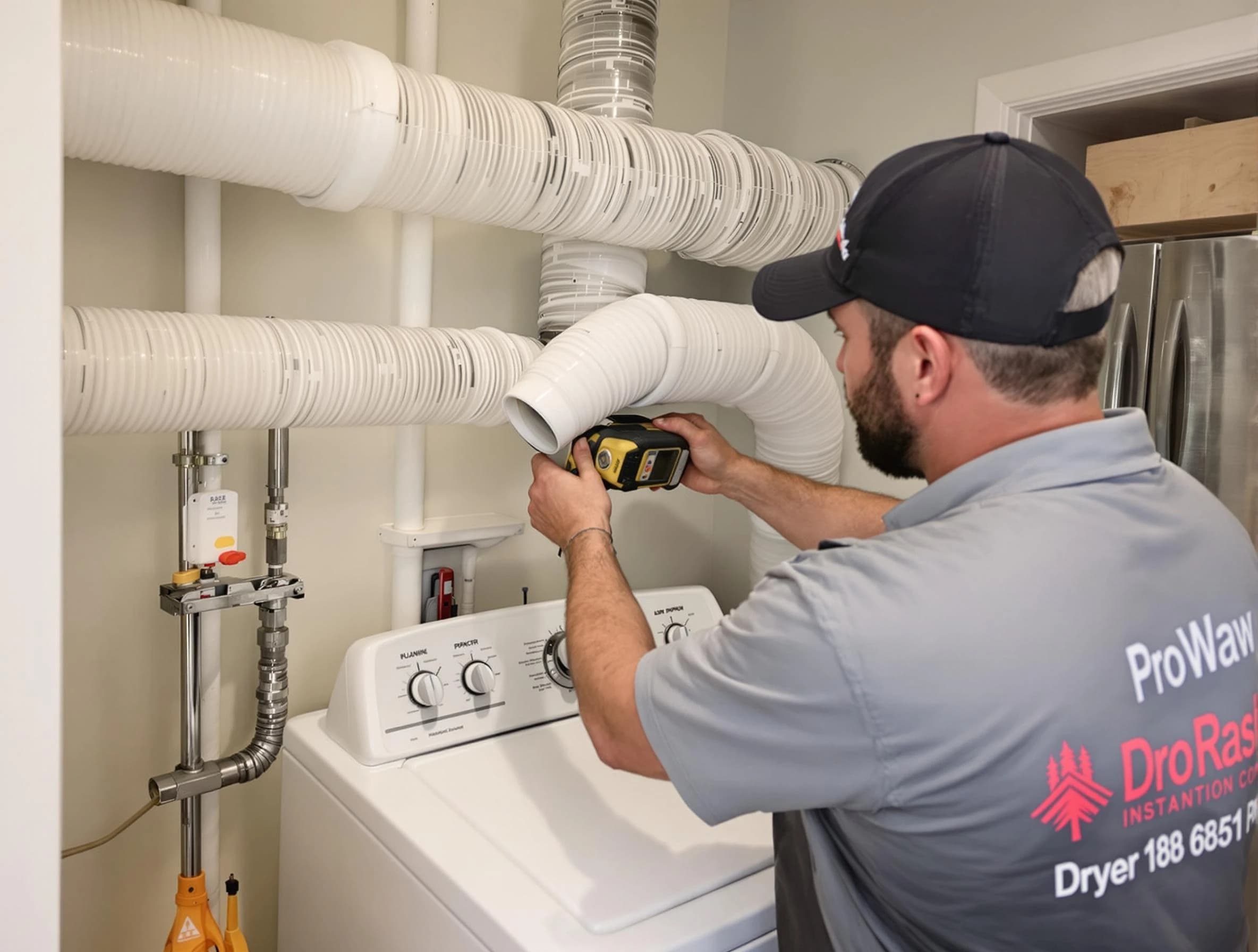 Professional dryer vent hose installation by Nashville Dryer Vent Cleaning in Nashville